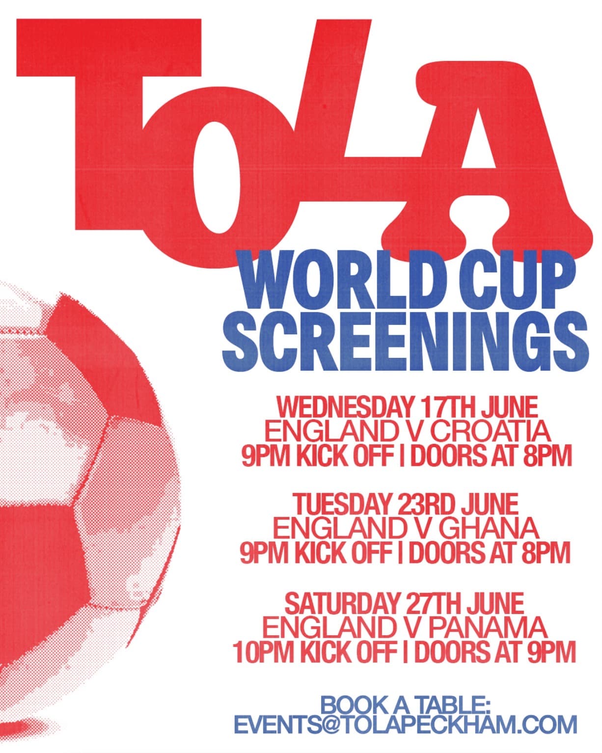 England v Ghana Screening with IZE