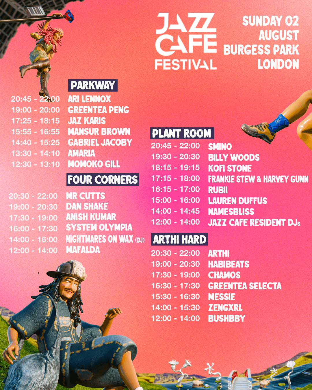 Jazz Cafe Festival 2026 at BURGESS PARK