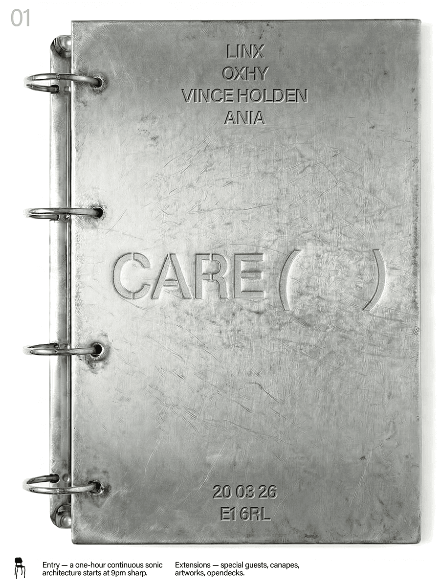 CARE (   ) — 01: Soundscapes, Live, Rituals and a Gallery Night