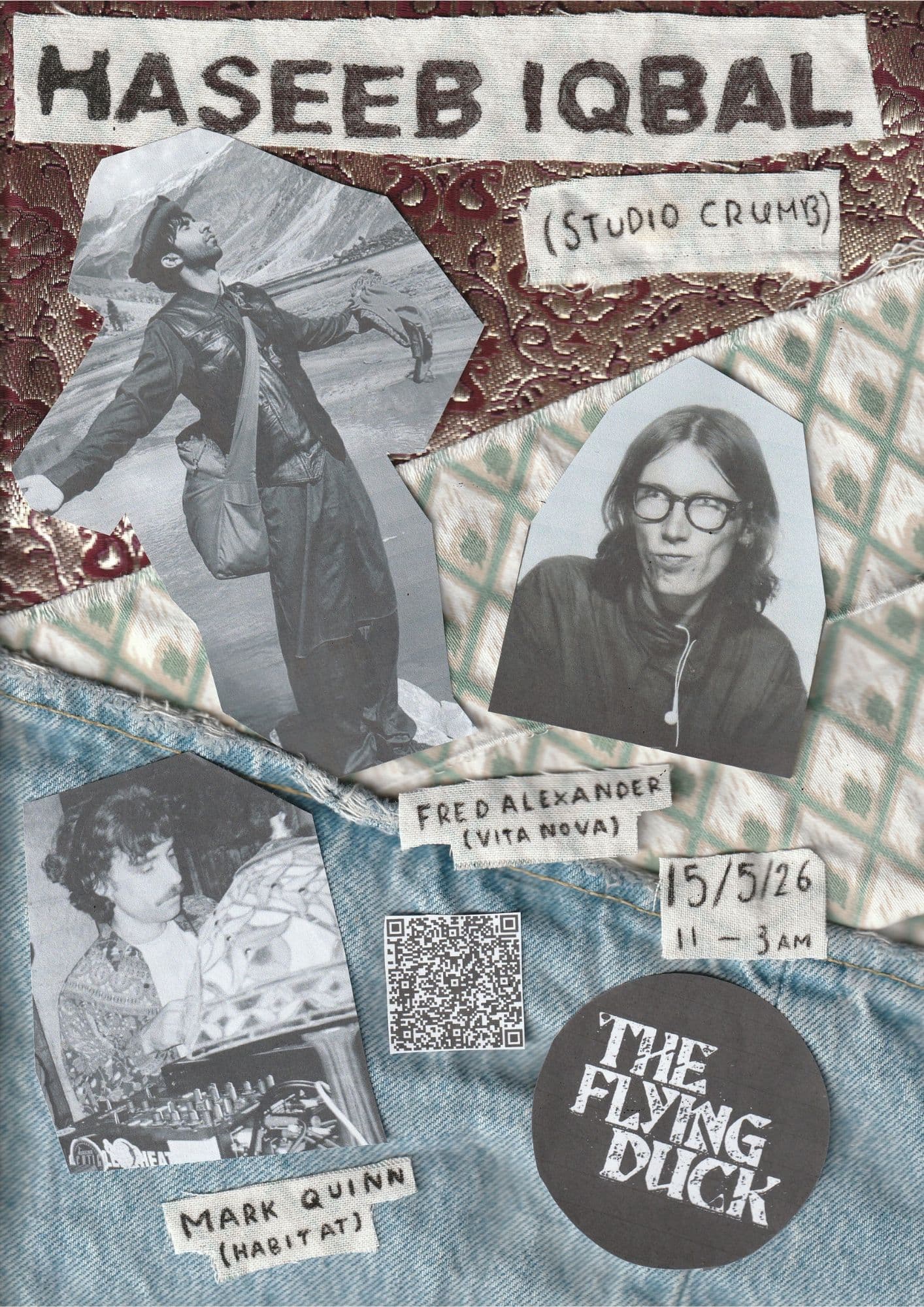 Haseeb Iqbal - Fred Alexander - Mark Quinn at The Flying Duck