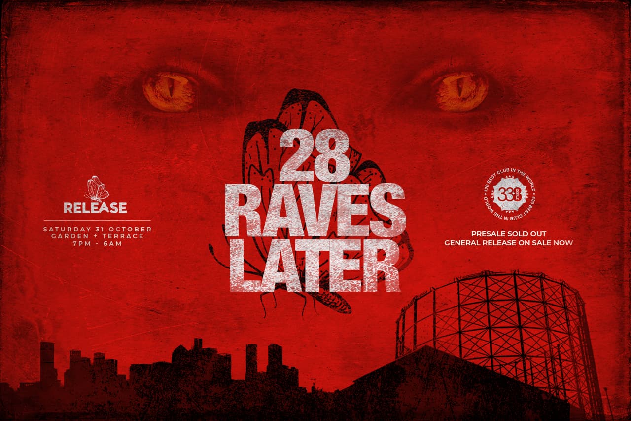 Release Halloween - 28 Raves Later - Terrace & Garden Takeover at Studio 338