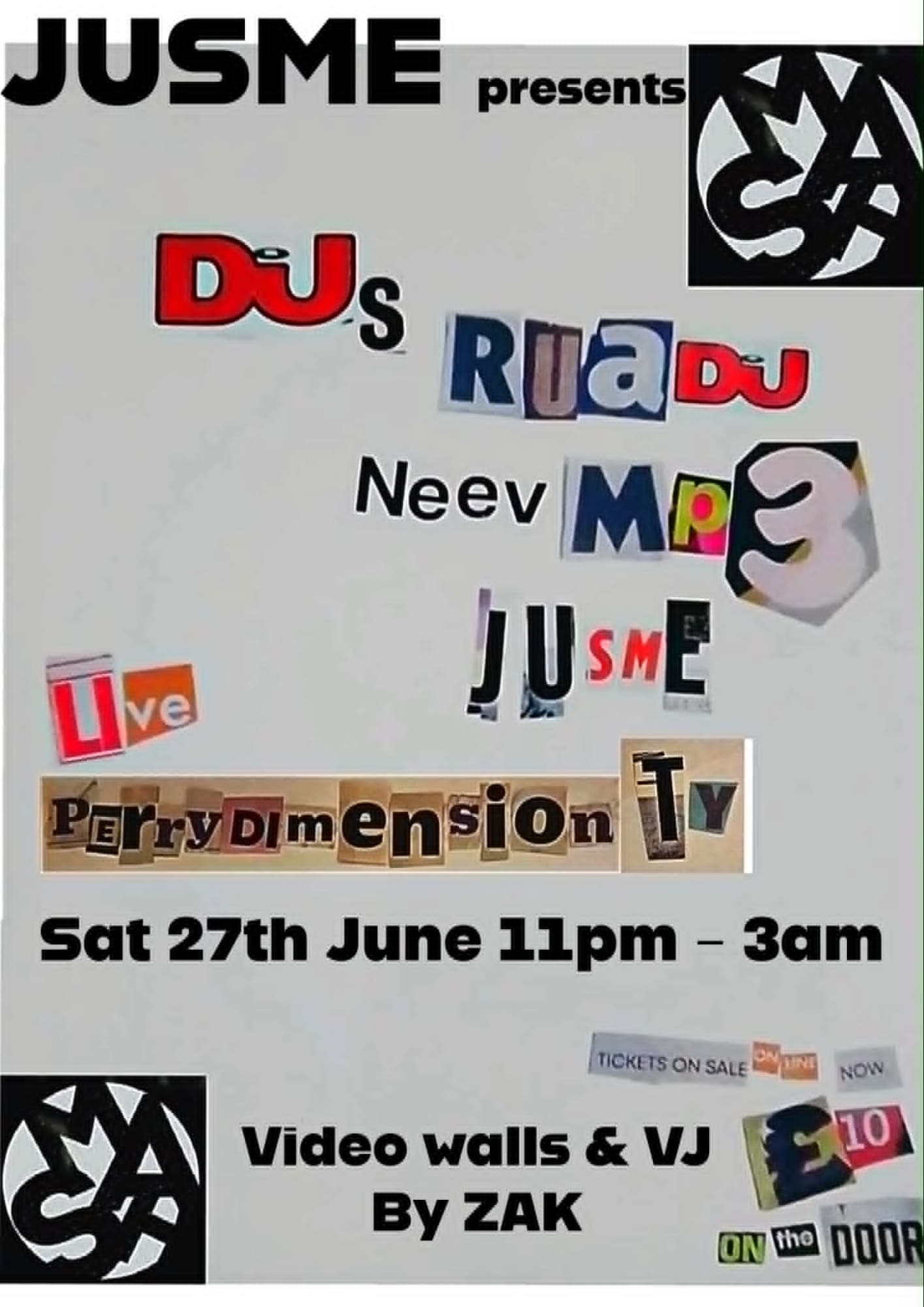 Jusme presents: RUA DJ & Guests at The Mash House