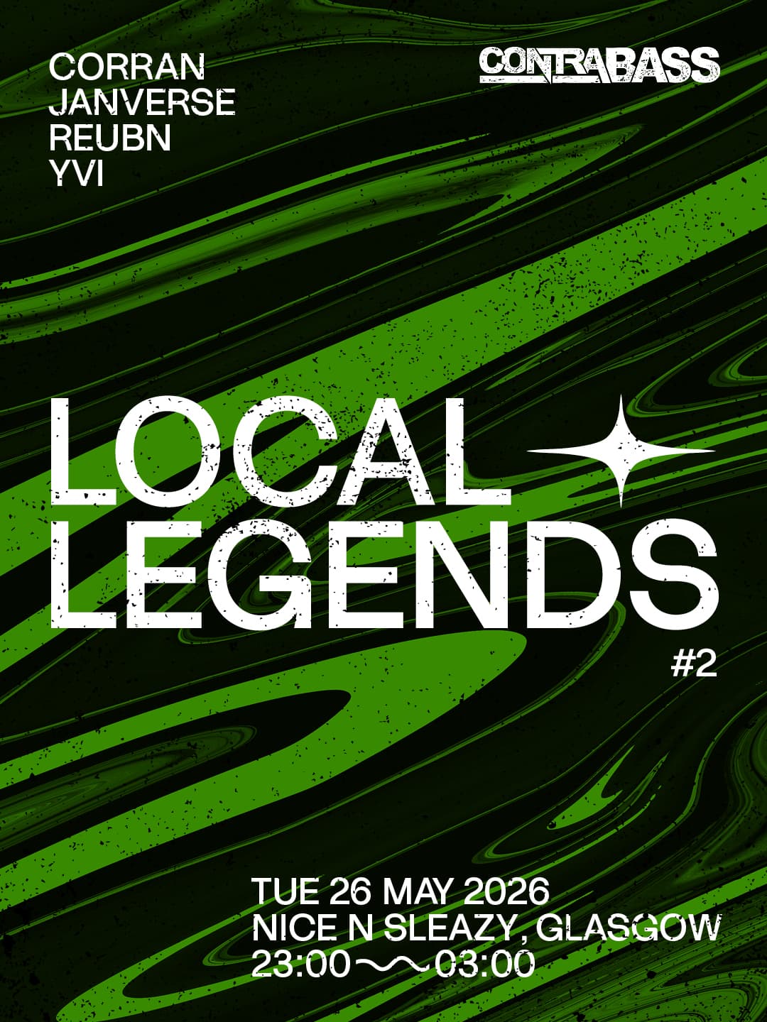 Contrabass: Local Legends #2 at Nice N Sleazy