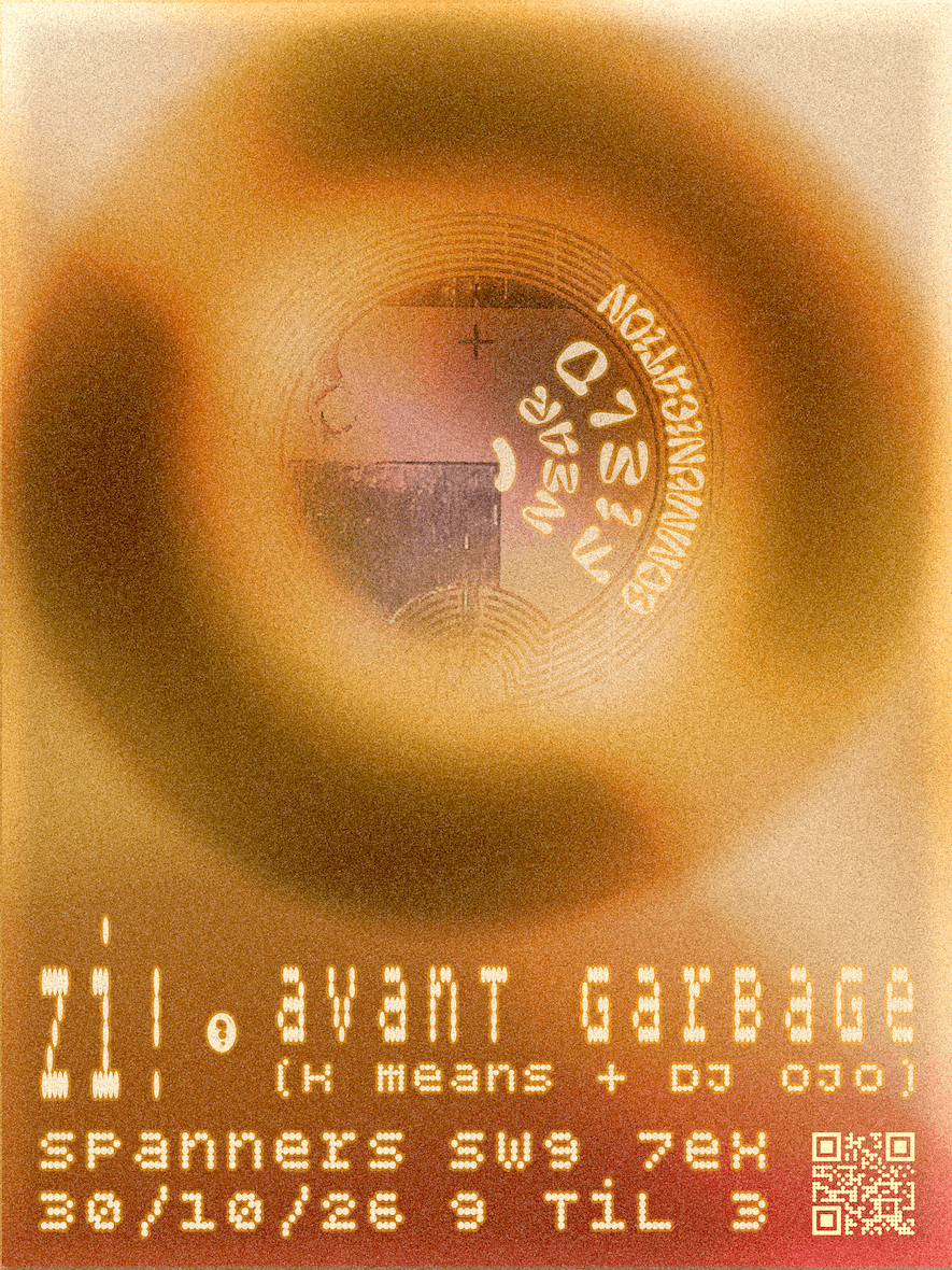 Upcoming event poster at Spanners