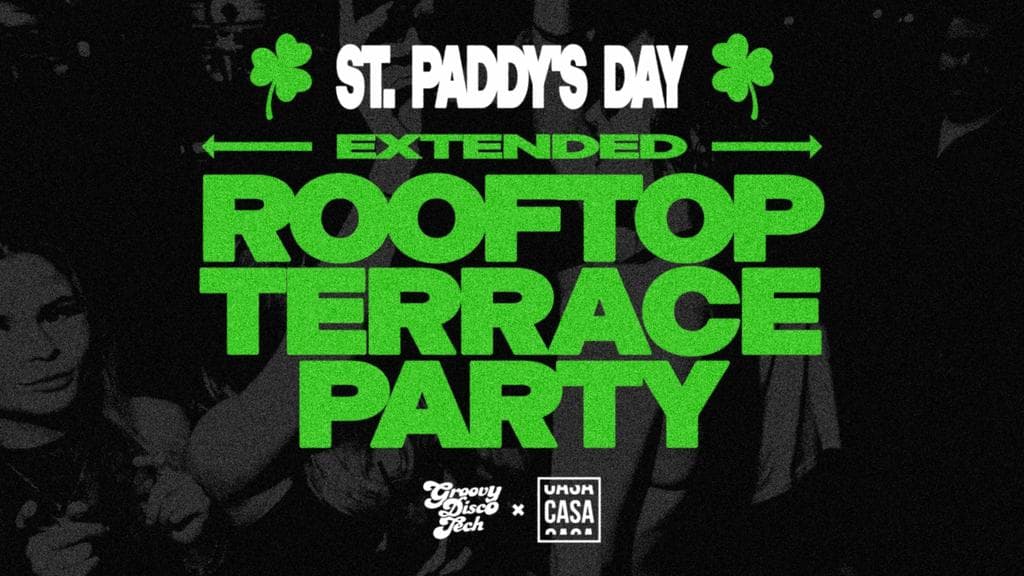 Paddy's Day Rooftop Terrace Party at Revolucion de Cuba