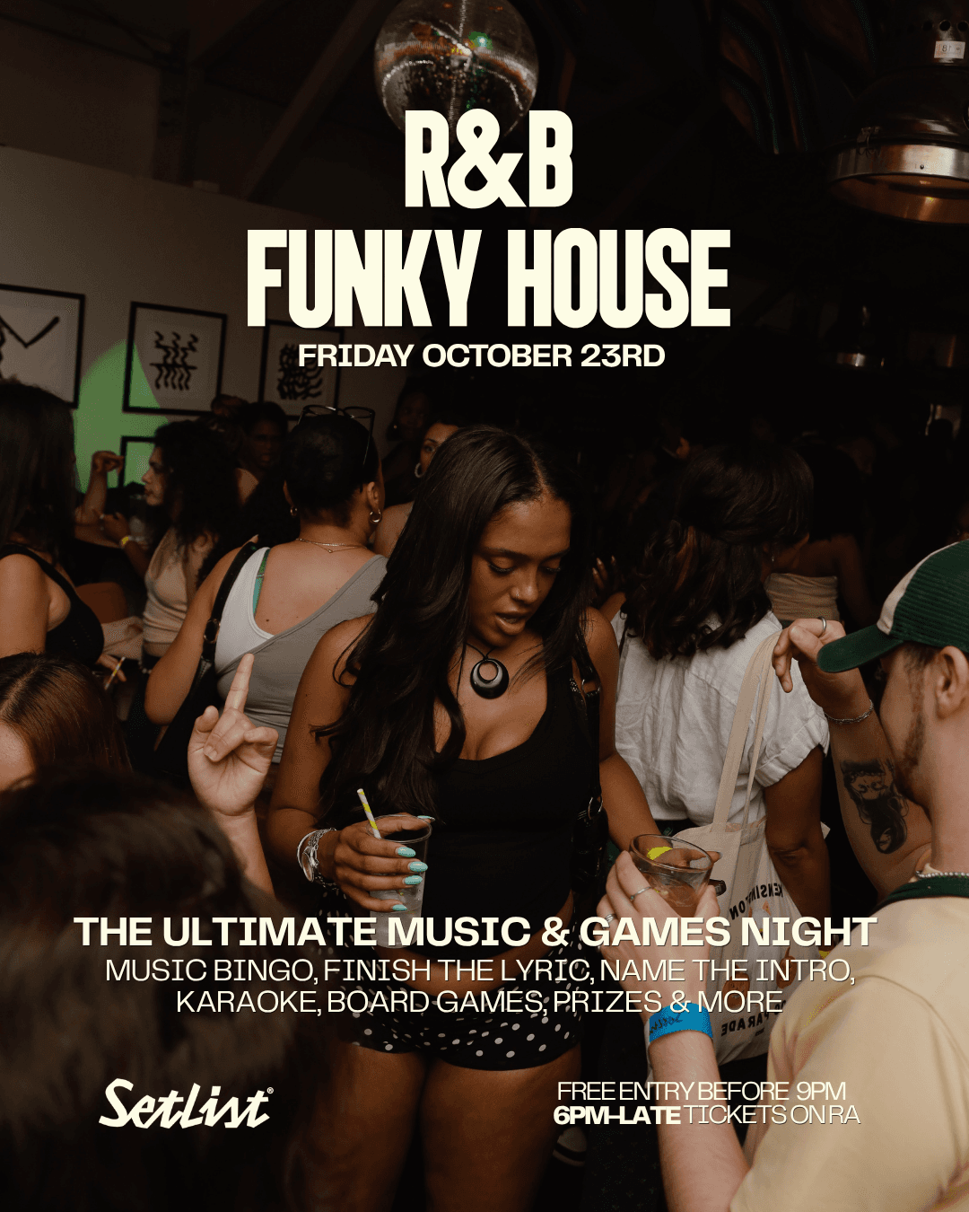 R&B and FUNKY HOUSE NIGHT at Setlist @ Somerset House