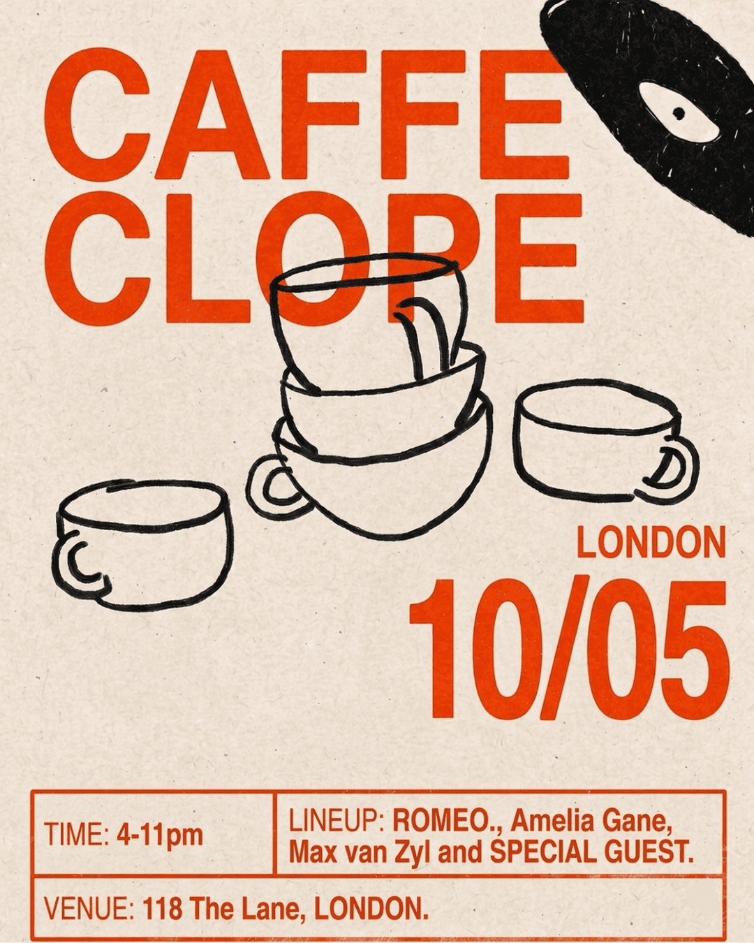 Caffe Clope presented by ROMEO at 118 The Lane