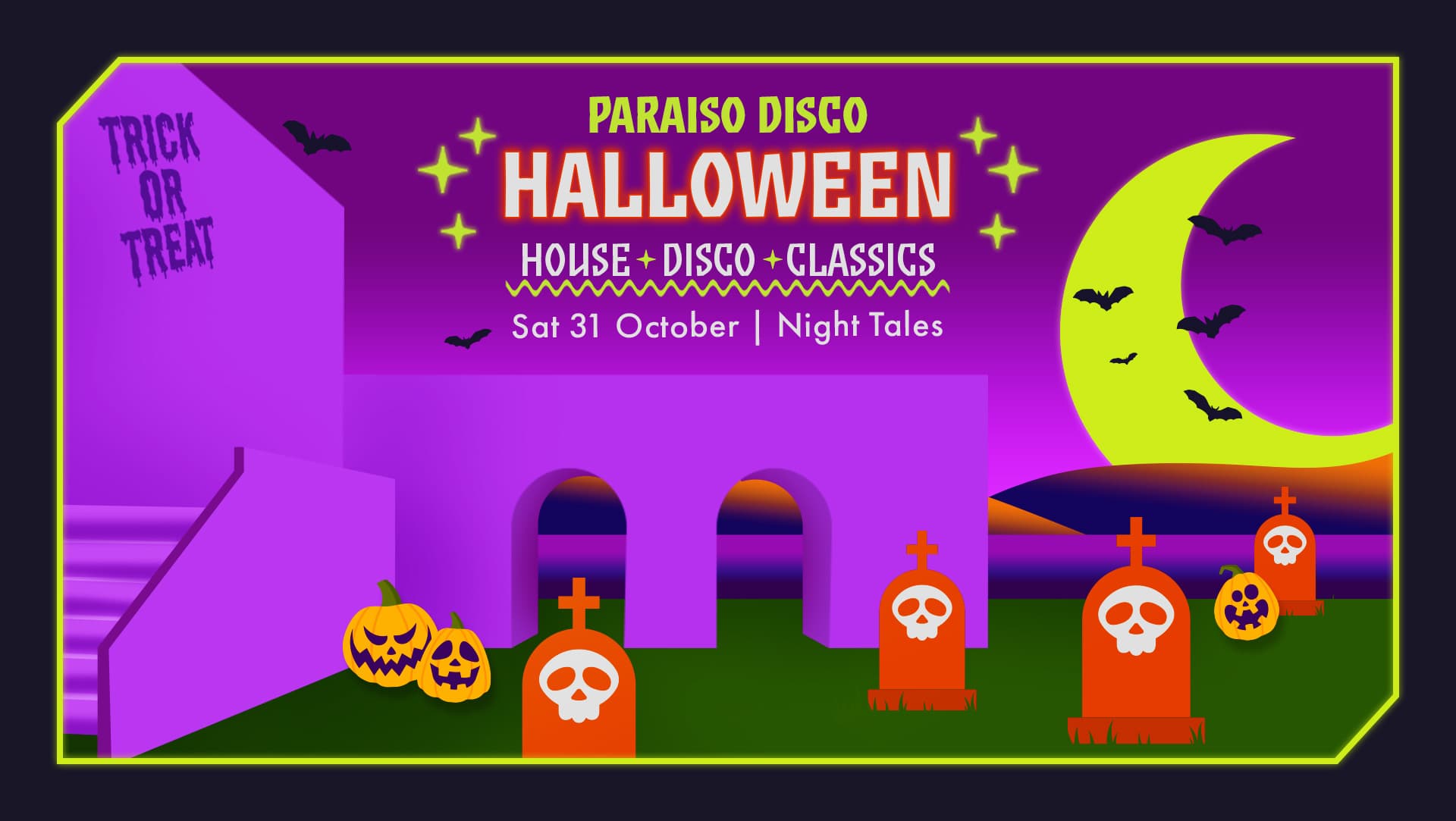 Paraiso Disco: House, Disco, Classics [Halloween Special] at Night Tales