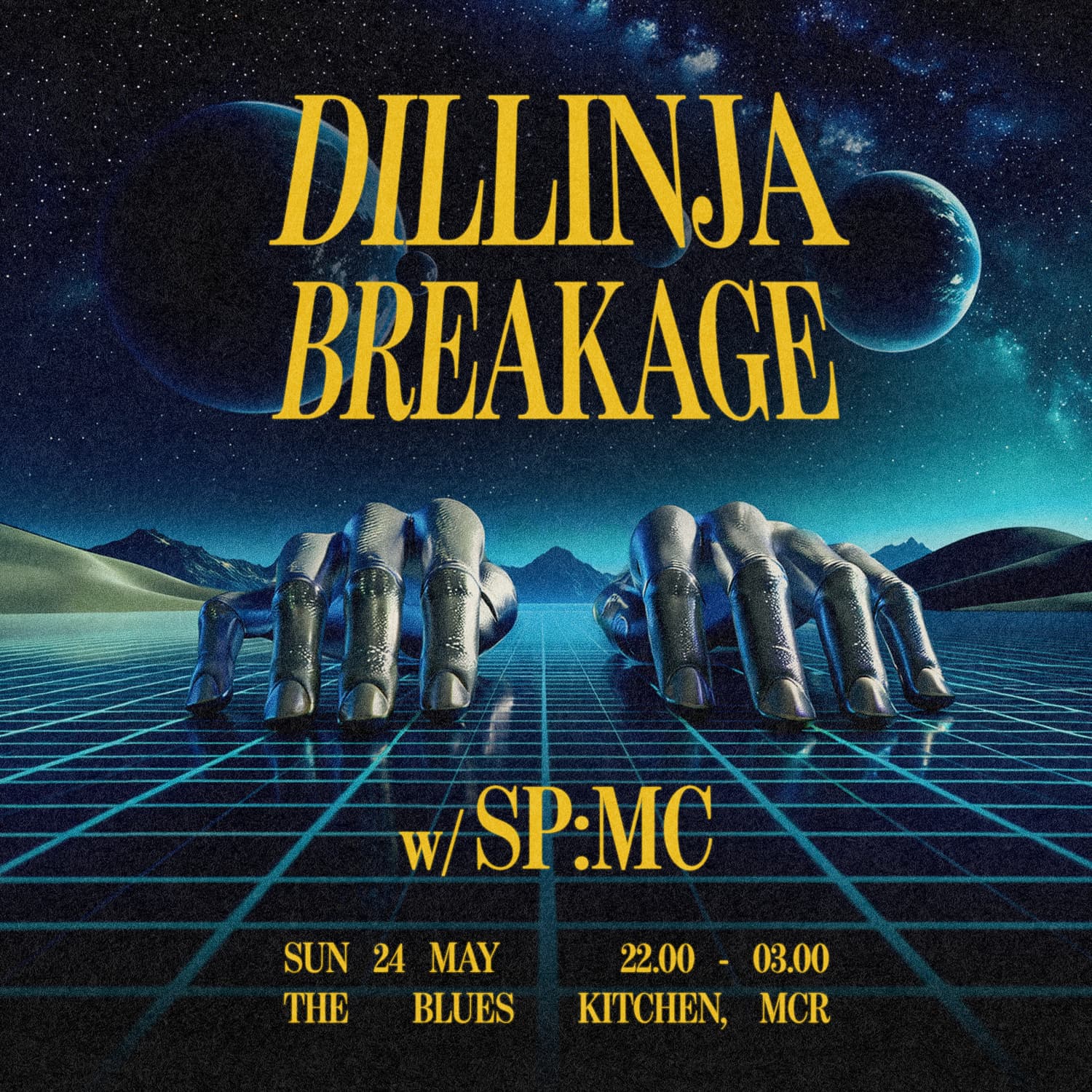 Dillinja, Breakage, SP:MC [Bank Holiday] at The Blues Kitchen