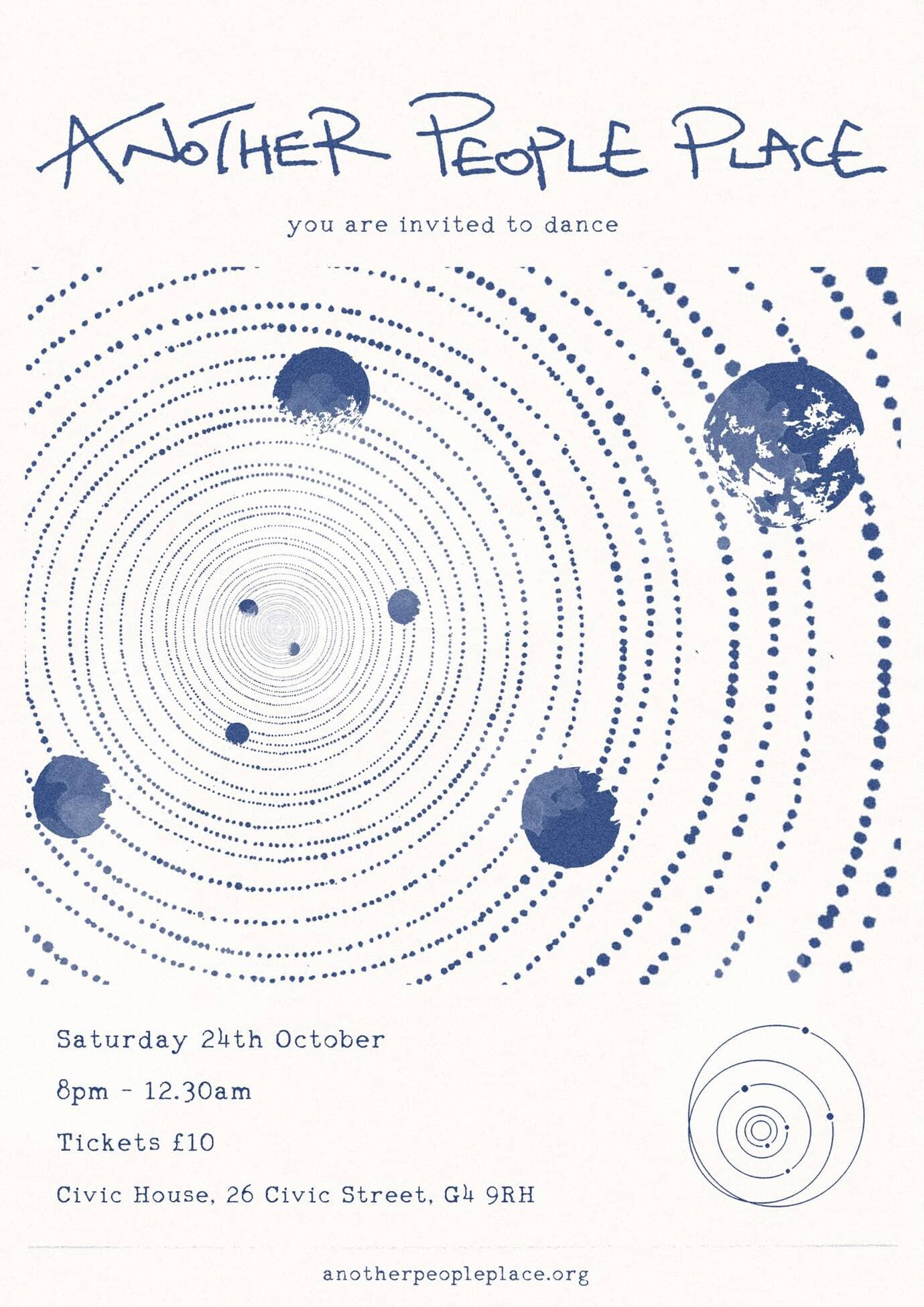 Upcoming event poster at Civic House