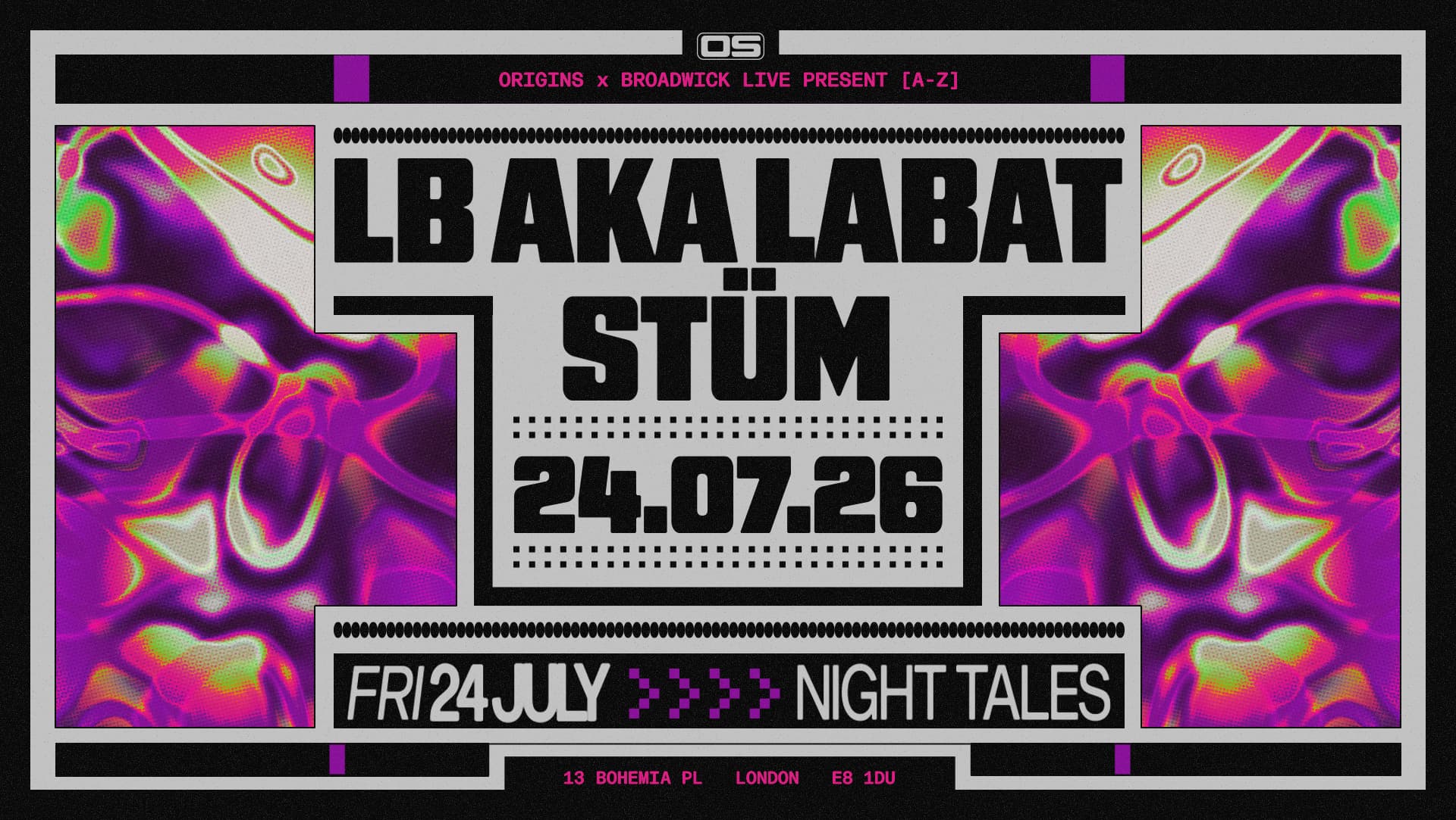 Origins: LB aka LABAT & STÜM (All Night Long) at Night Tales