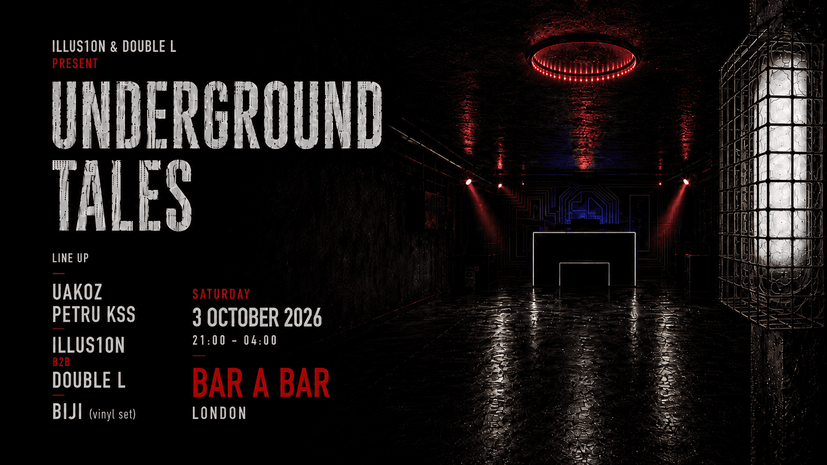 UNDERGROUND TALES at Bar A Bar