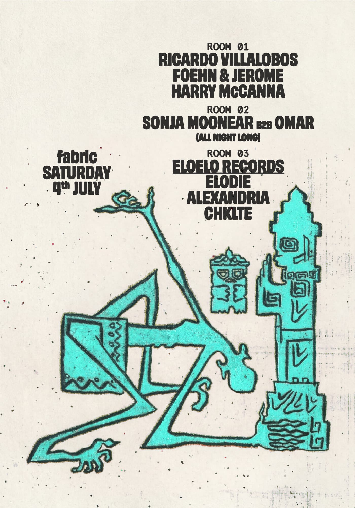 fabric: Ricardo Villalobos, Sonja Moonear B2B Omar, Foehn & Jerome, Harry McCanna at Fabric London