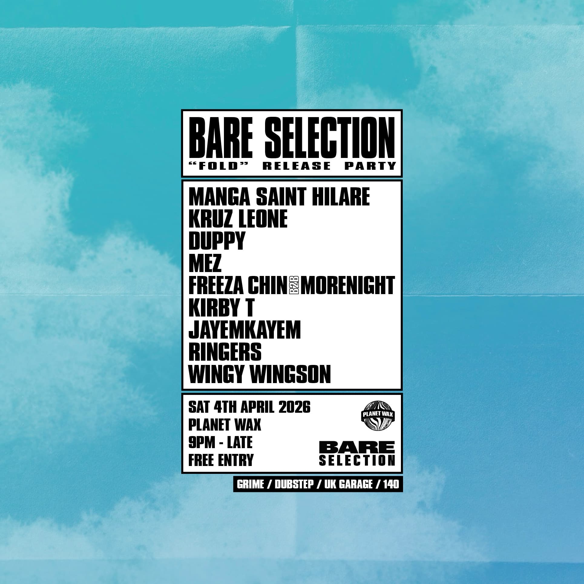 Bare Selection: 'Fold' Release Party at Planet Wax