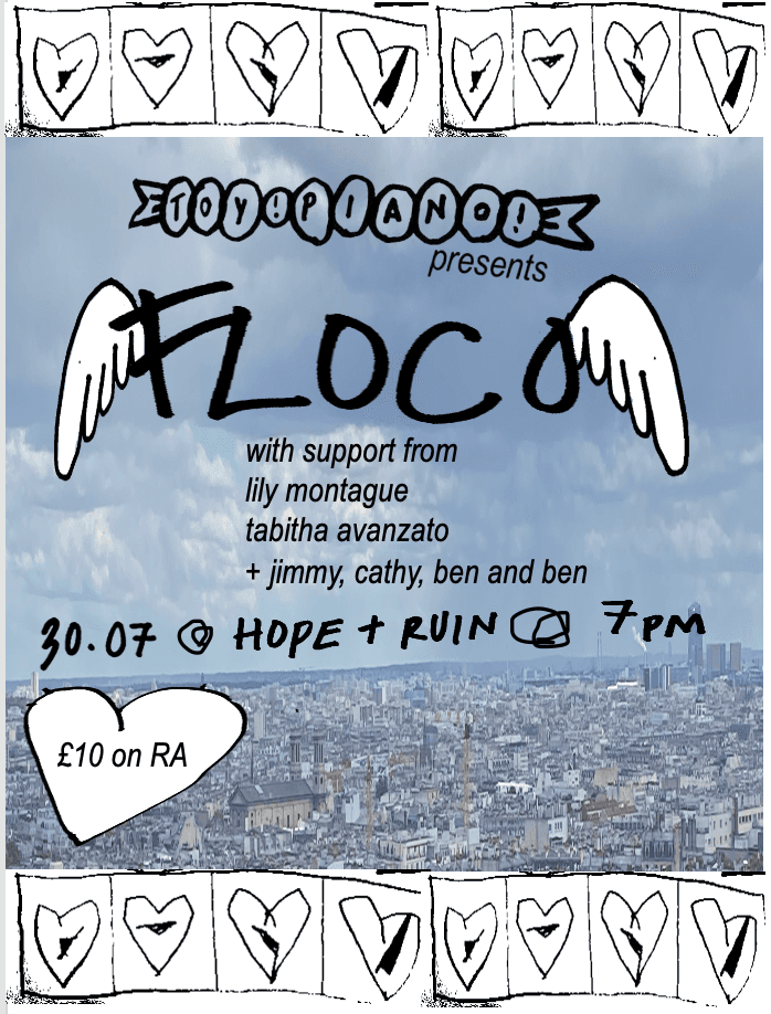 toy piano presents FLOCO