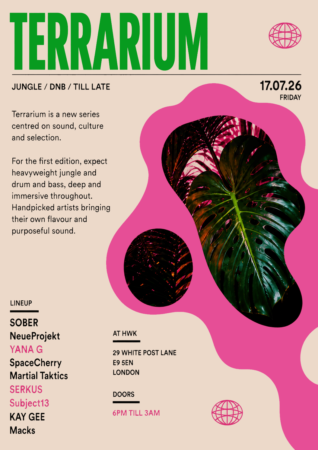 Terrarium Vol. 1: Jungle & DnB at HWK