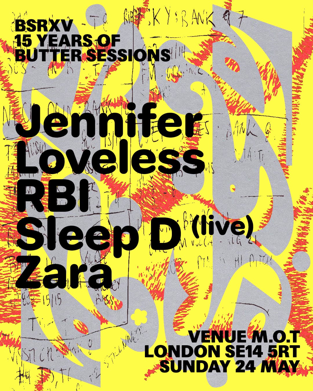 15 Years of Butter Sessions Records, London Edition at Venue MOT