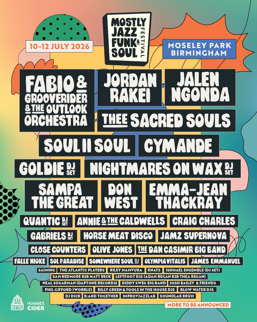 Mostly Jazz Funk & Soul Festival 2026 at Moseley Park