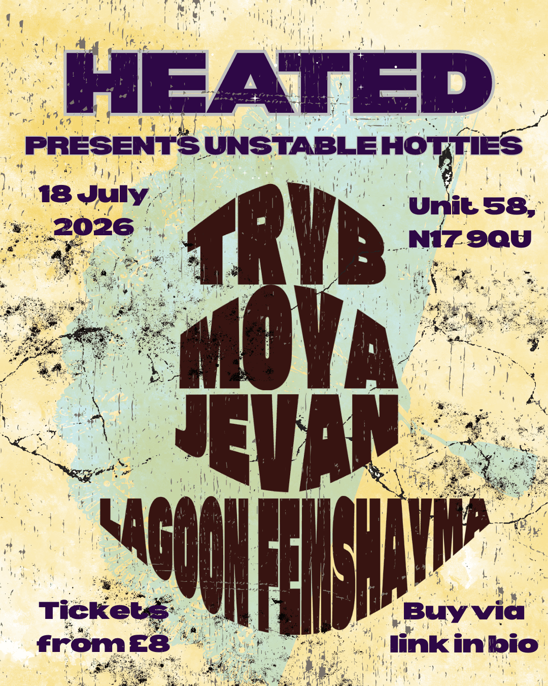 UNSTABLE HOTTIES: SUMMER LOVIN @ Unit 58 at Unit 58