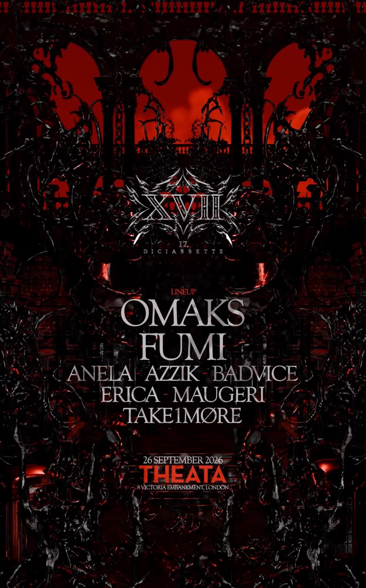 XVII @ Theata LONDON ---- OMAKS - FUMI at THEATA