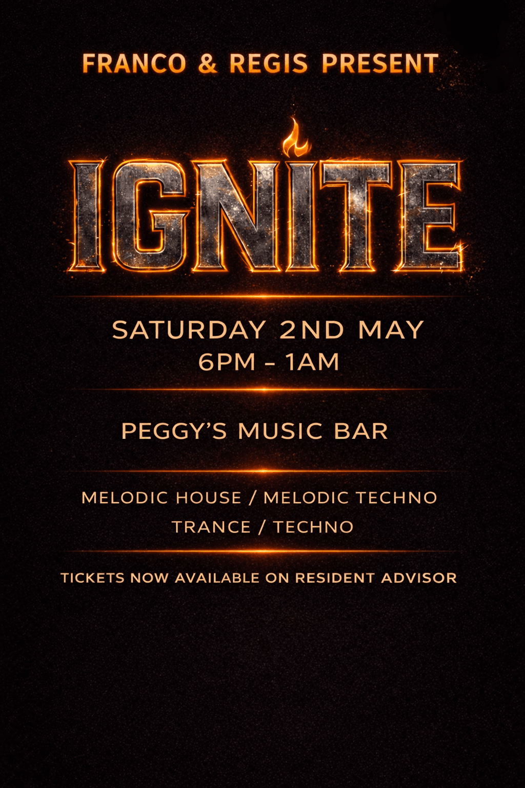 IGNITE at Peggy Sues Music Bar