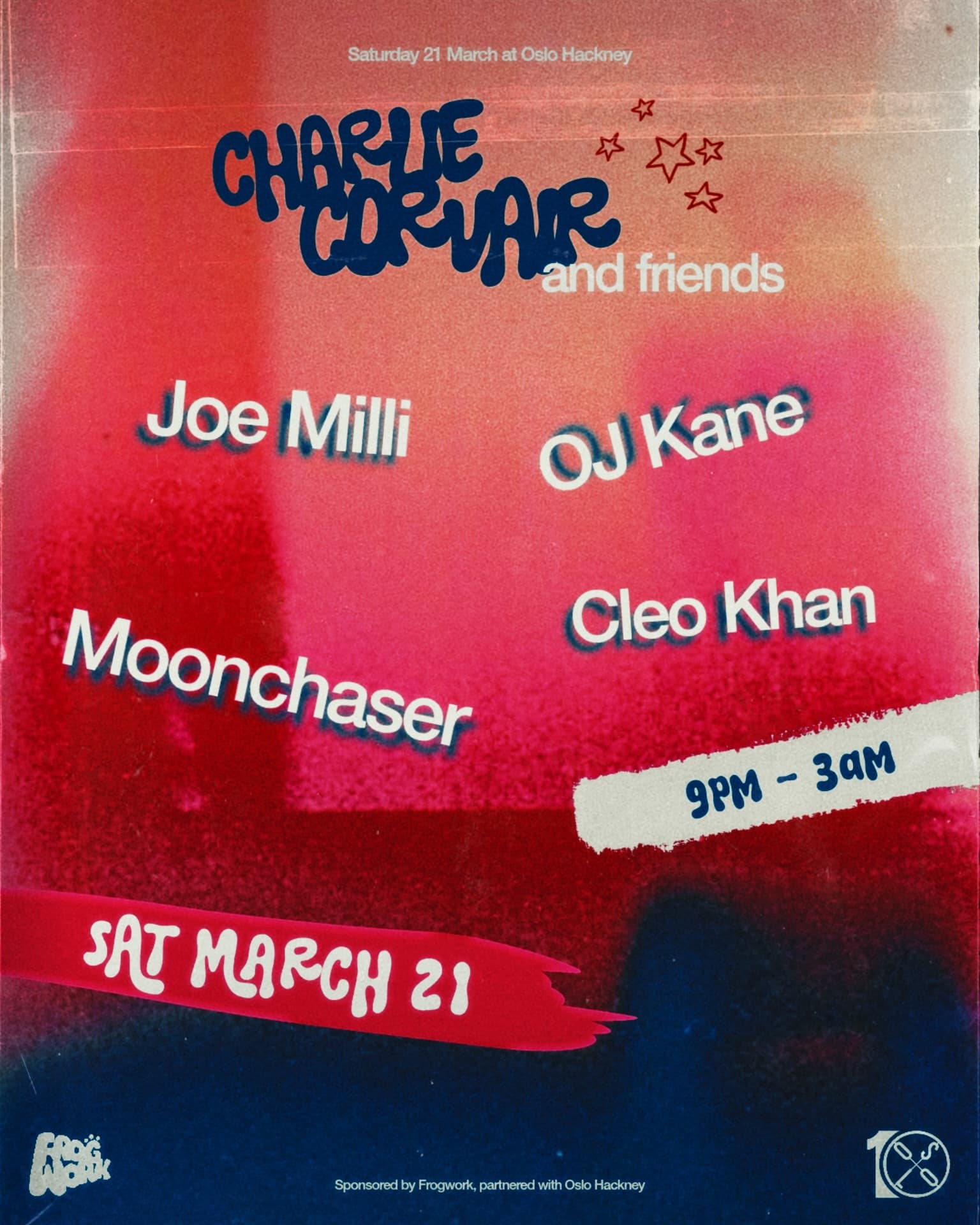 Charlie Corvair & Friends: Cleo Khan, OJ Kane, Moonchaser, Joe Milli at Oslo Hackney London