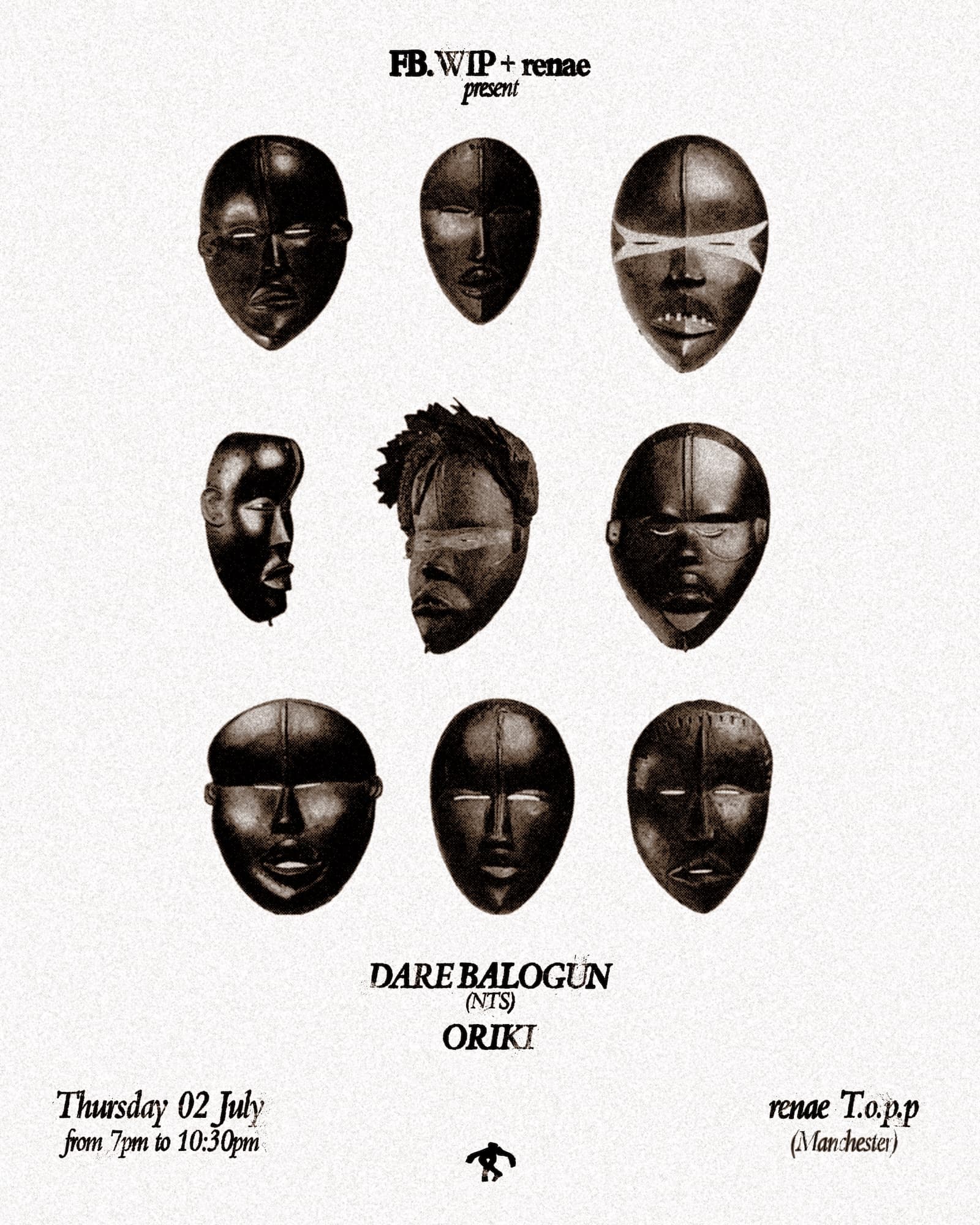 FB.WIP + renae present: dare balogun & Oriki