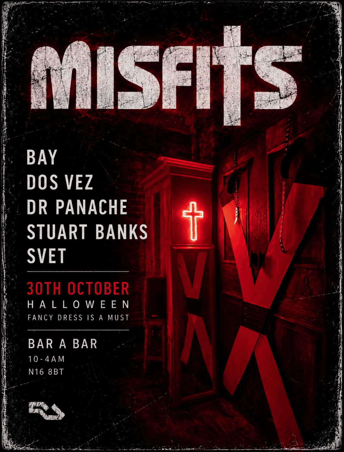 Misfits. (HALLOWEEN PARTY) Until late at Bar A Bar