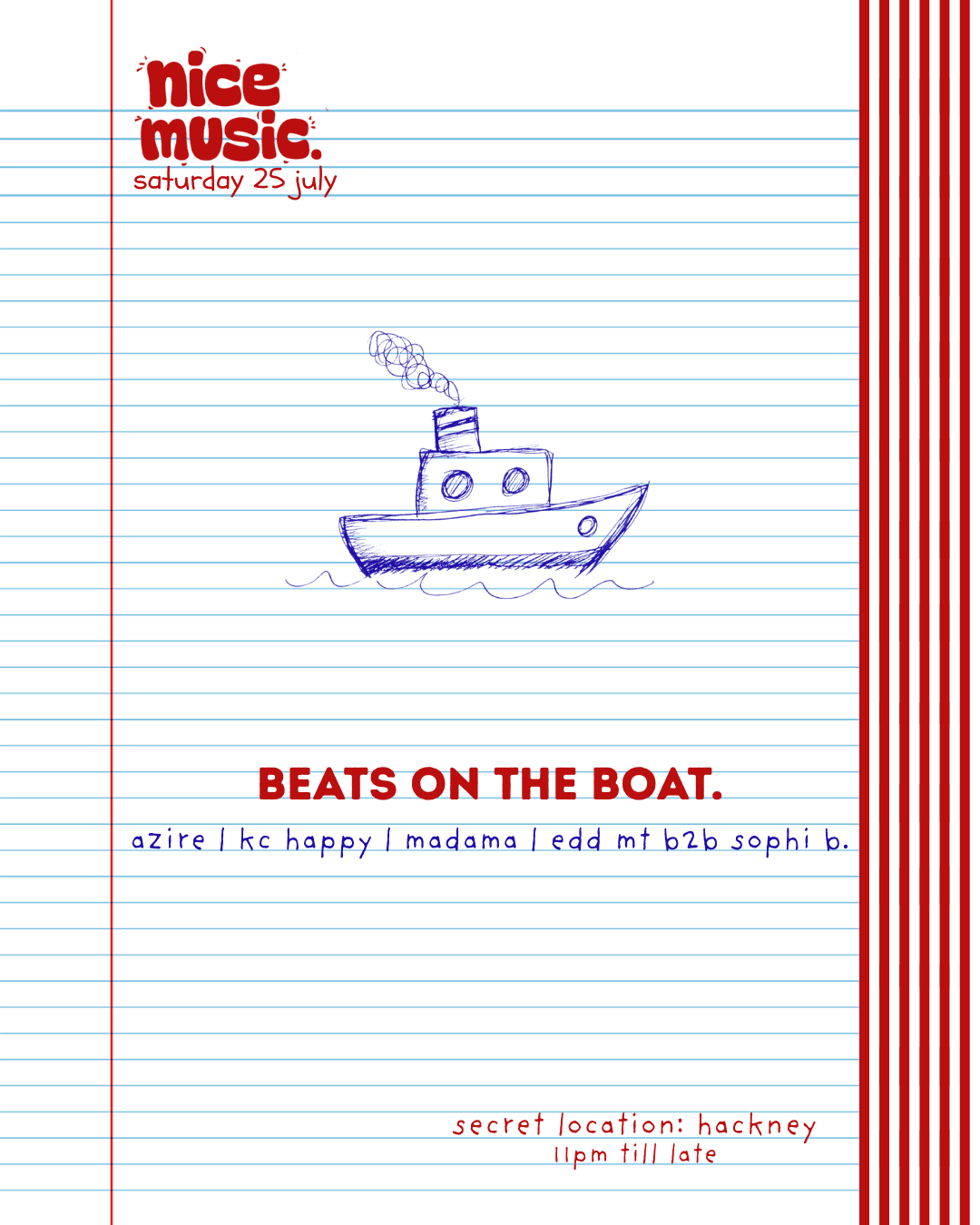 BEATS ON THE BOAT
