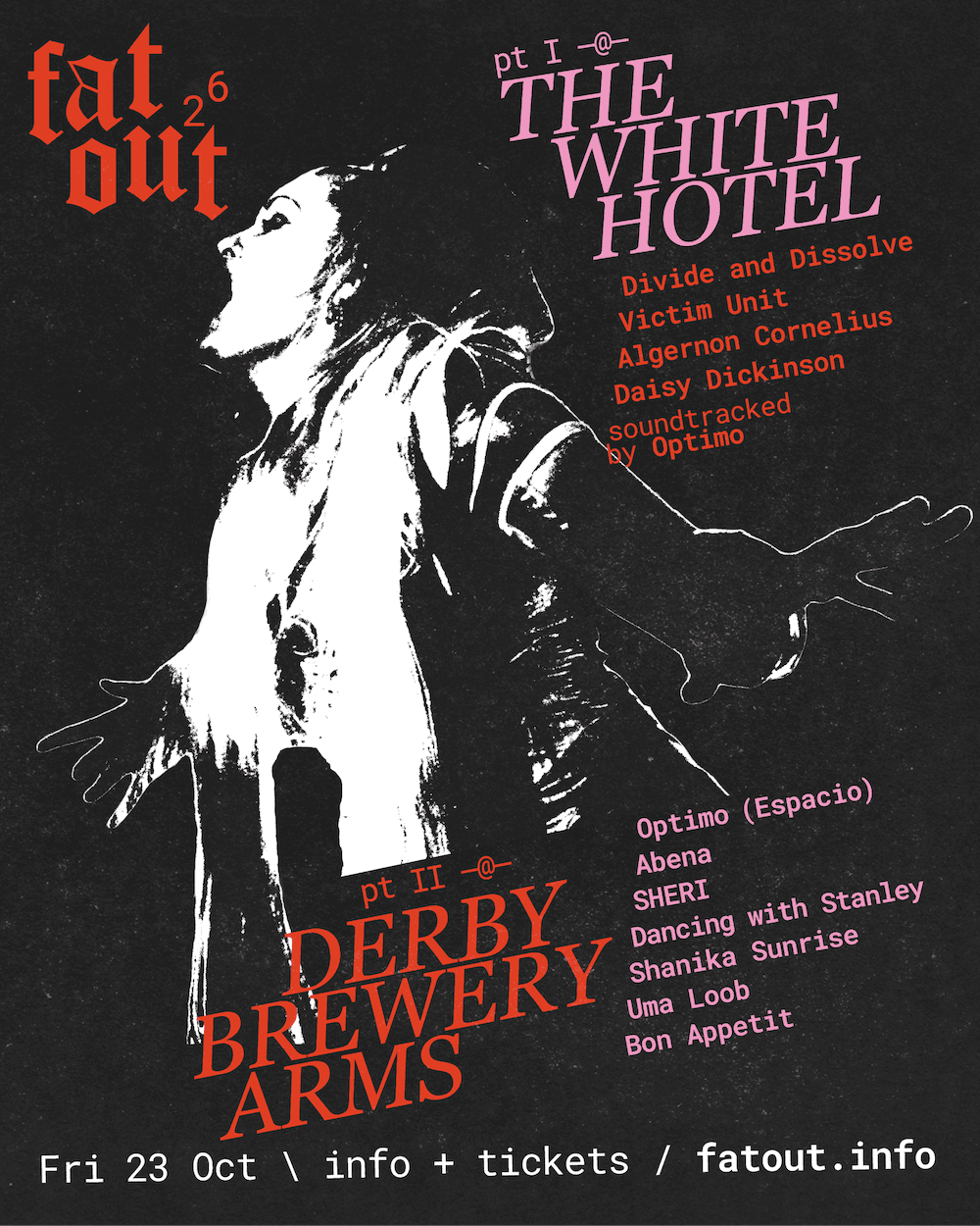Upcoming event poster at The DBA