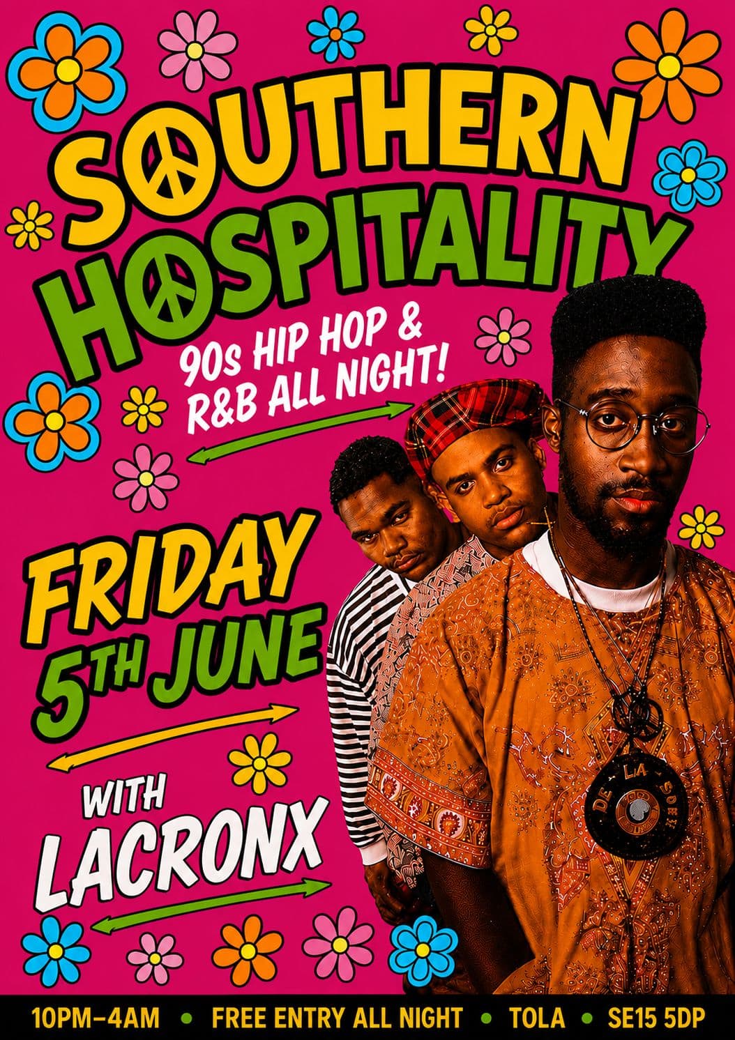 Southern Hospitality: 90s Hip-Hop & R&B at Tola