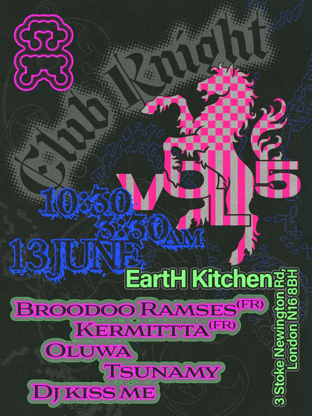 CLUB KNIGHT VOL. 5 at EartH Kitchen
