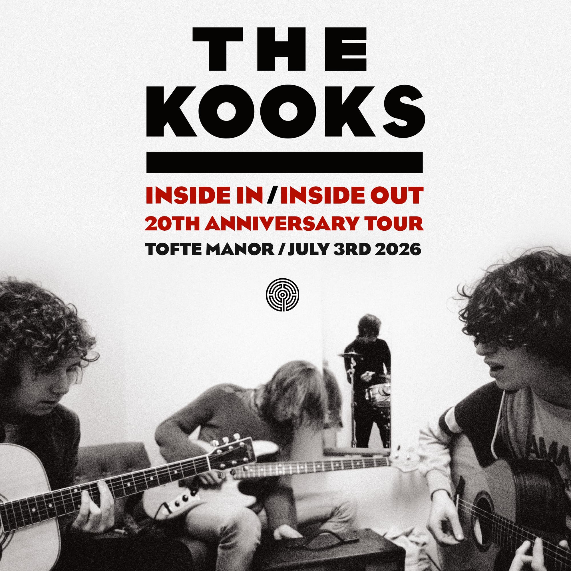 The Kooks Inside In / Inside Out 20th Anniversary at Tofte Manor
