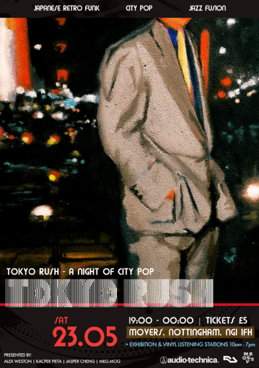 Tokyo Rush: A night of City Pop at Movers