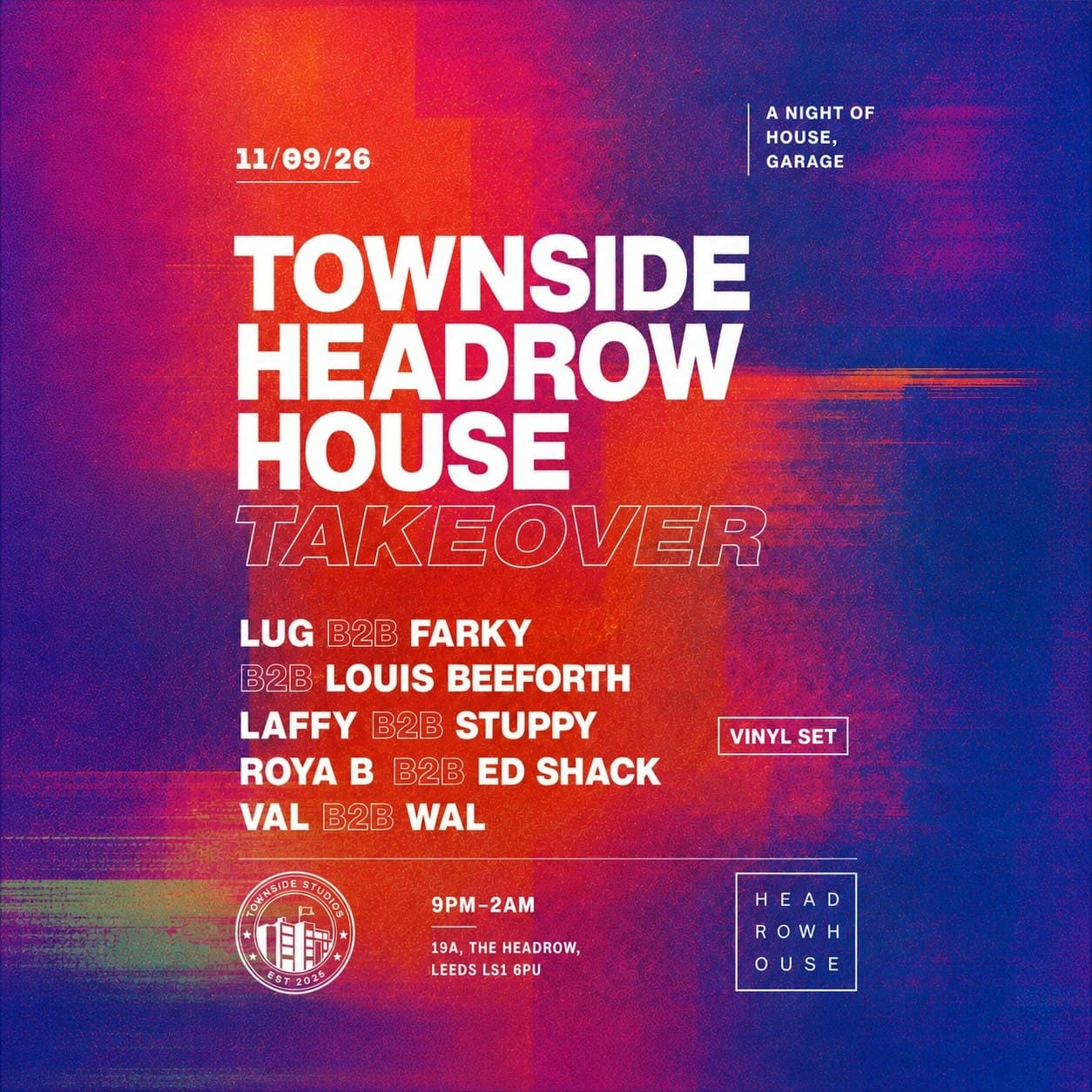 Townside Studios Leeds Debut at Headrow House