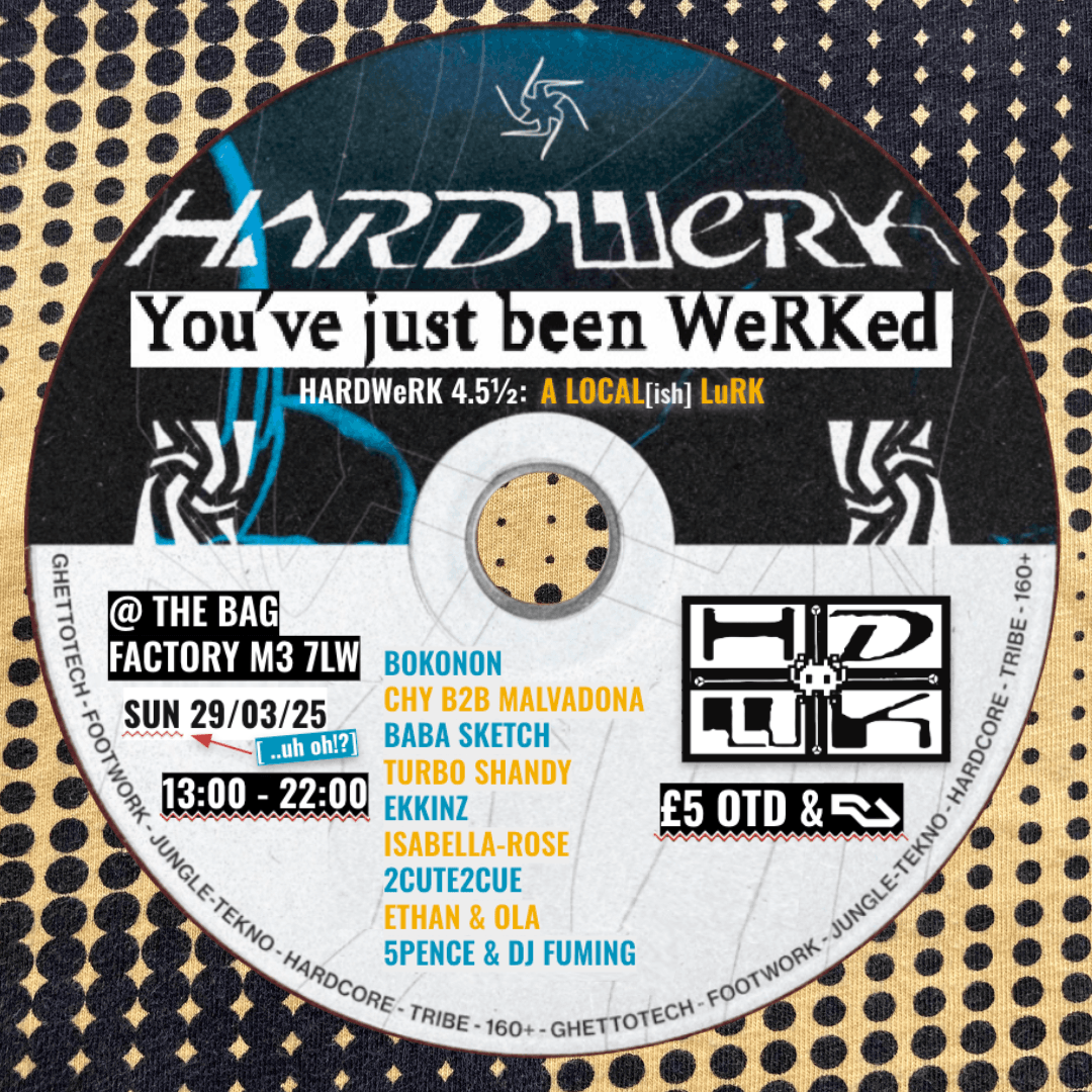 HARDWeRK 4.5½: A LoCAL LURK at The Bag Factory