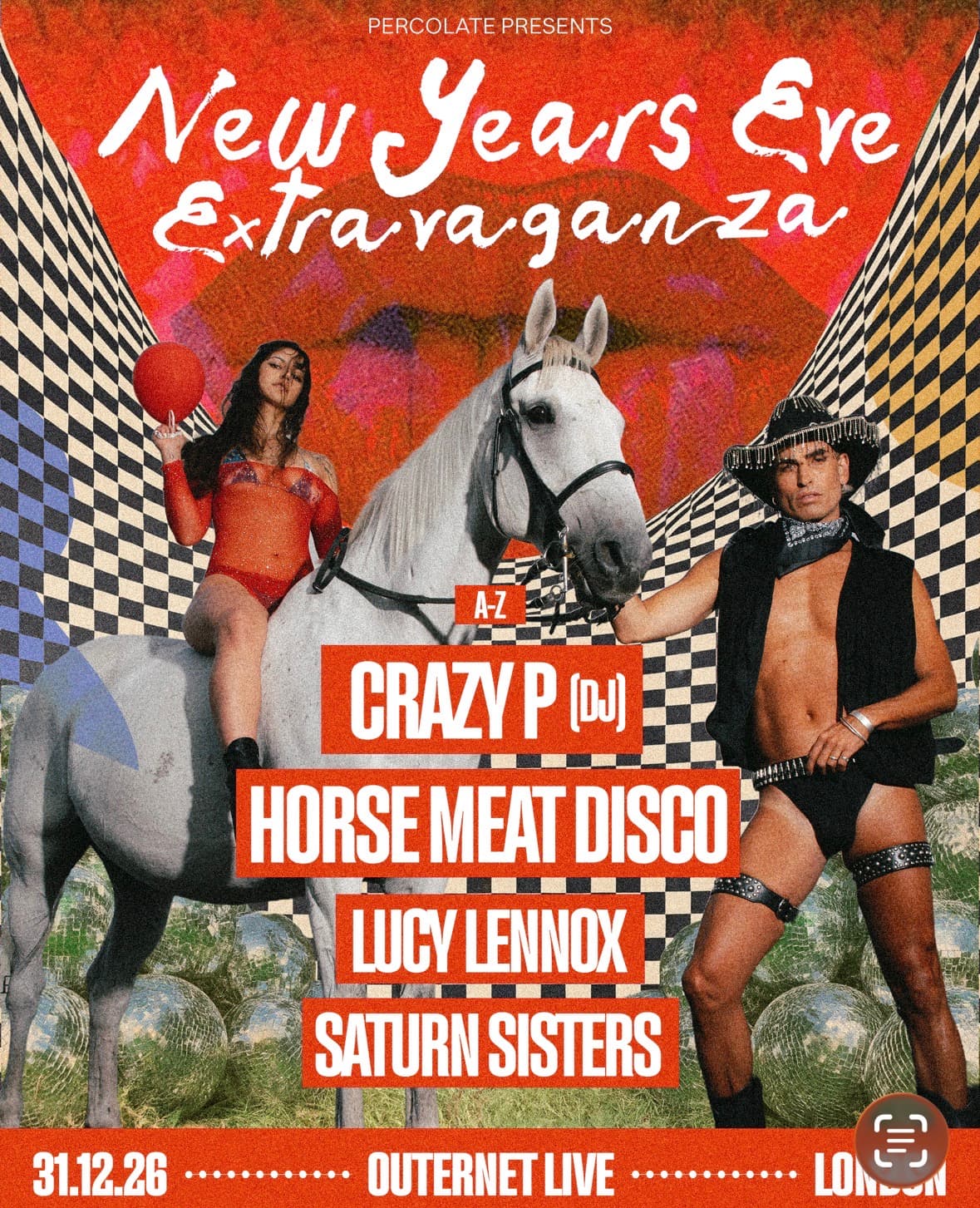 New Years Eve Extravaganza: Crazy P, Horse Meat Disco