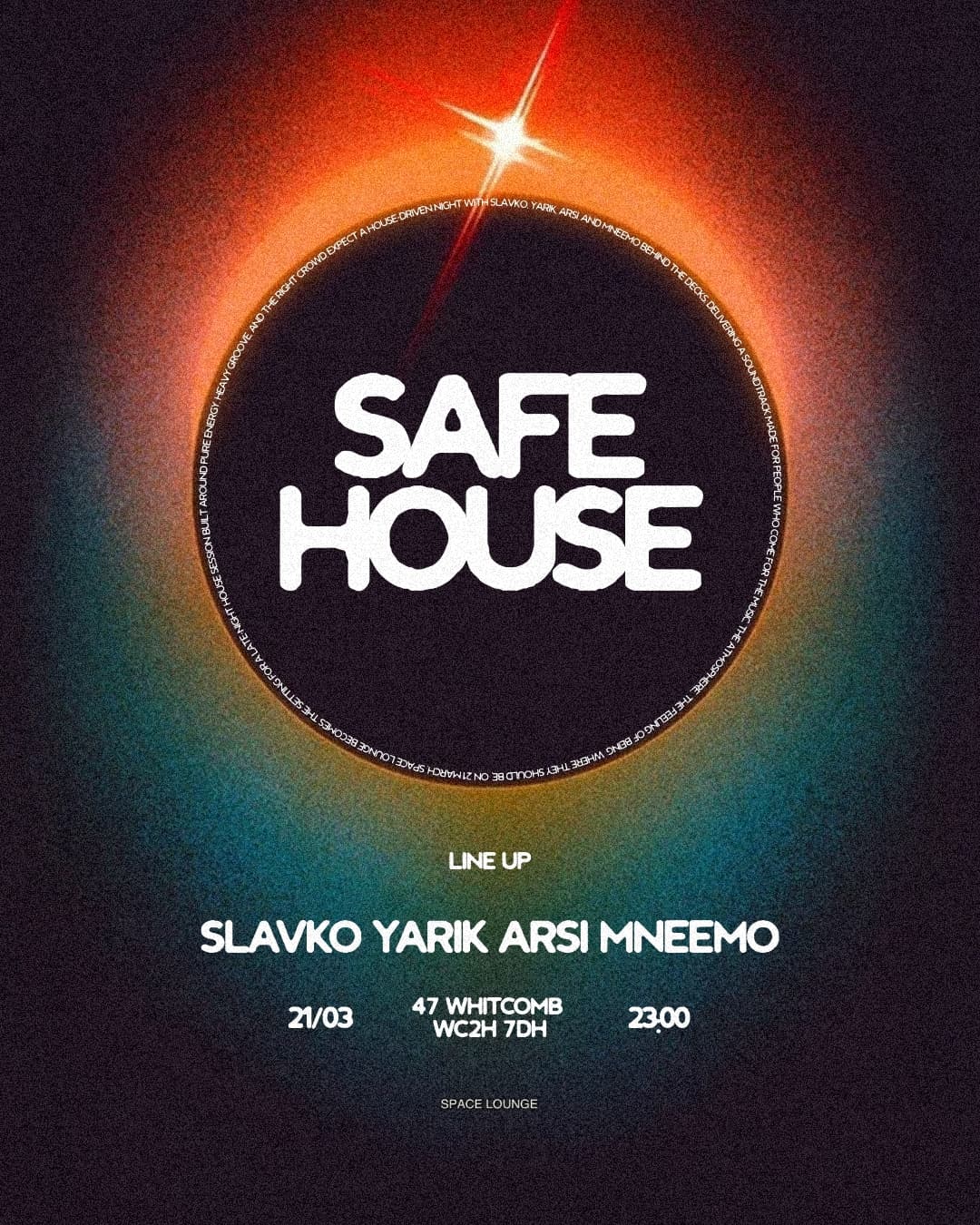 SAFE HOUSE - MELODIC, MINIMAL DEEP TECH at U9