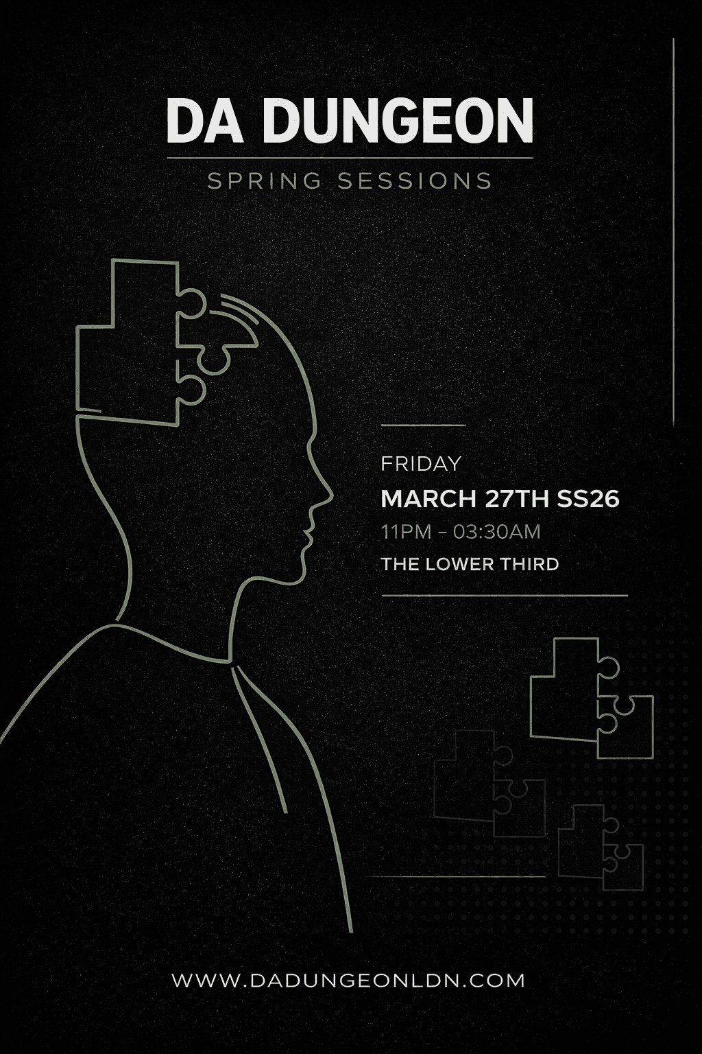 [Cancelled] Da Dungeon at The Lower Third