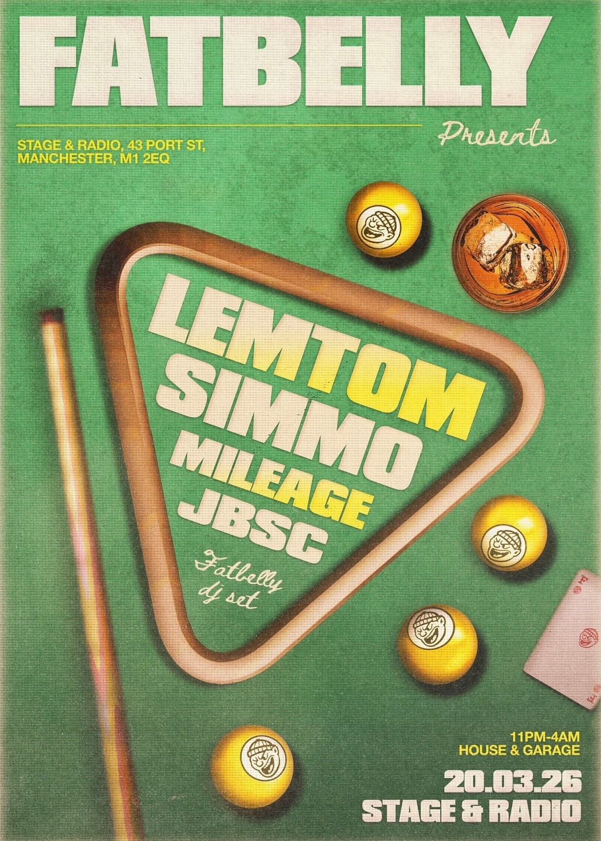 FatBelly presents: Lemtom & simmo + Support at Stage And Radio
