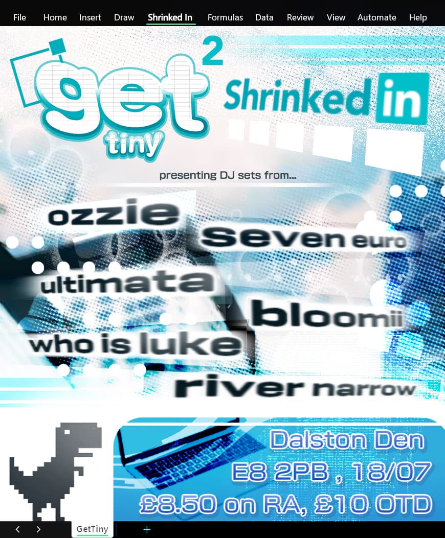 Get Tiny 2: Shrinked In at Dalston Den