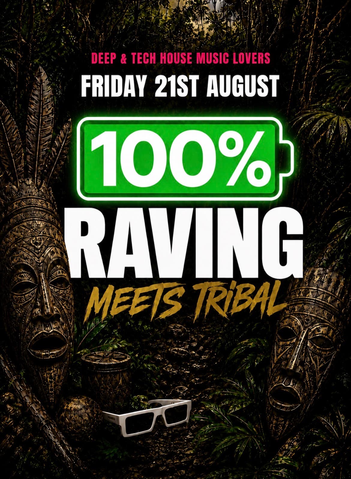 100% RAVING MEETS TRIBAL at Basing House