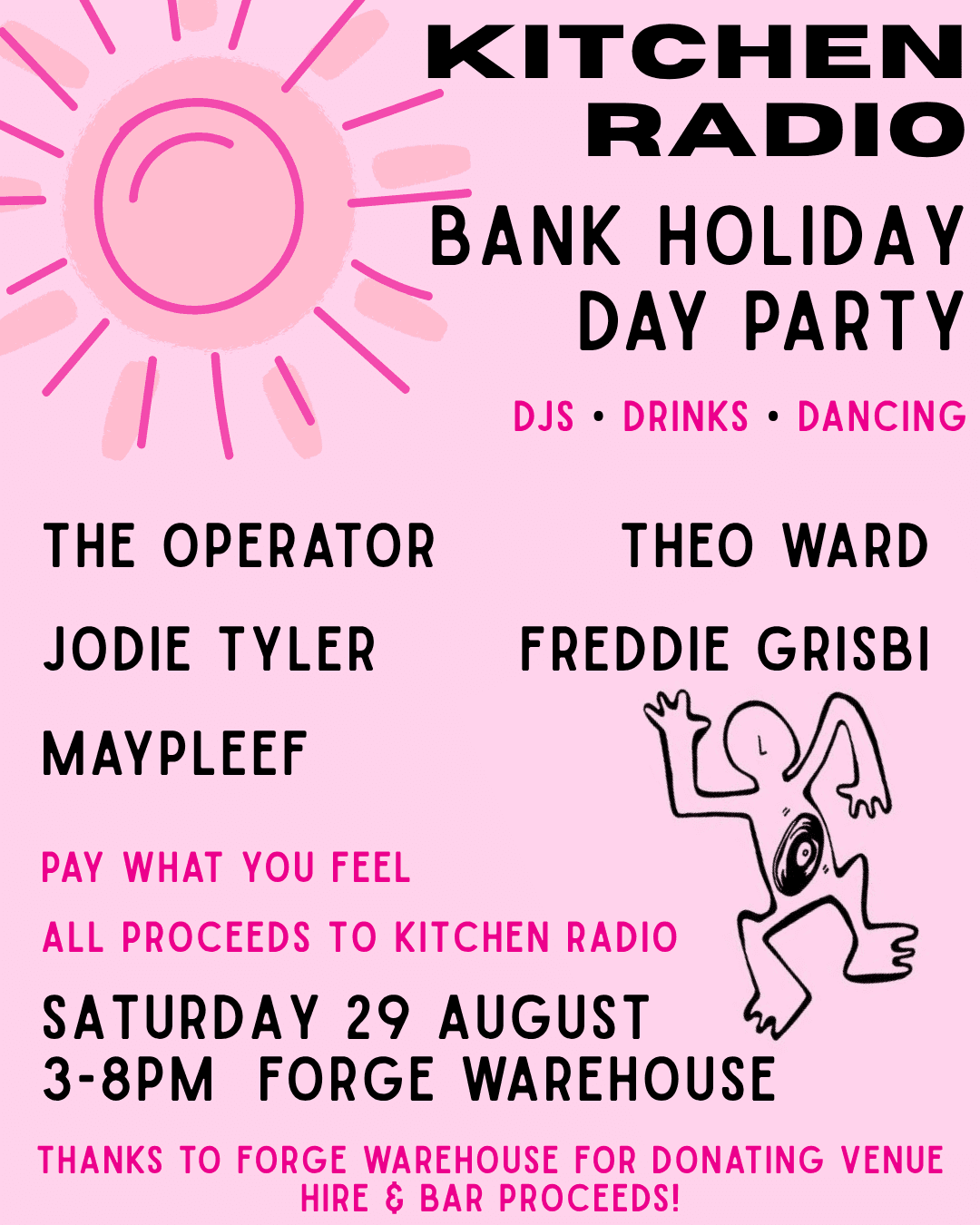 Kitchen Radio Bank Holiday Day Party