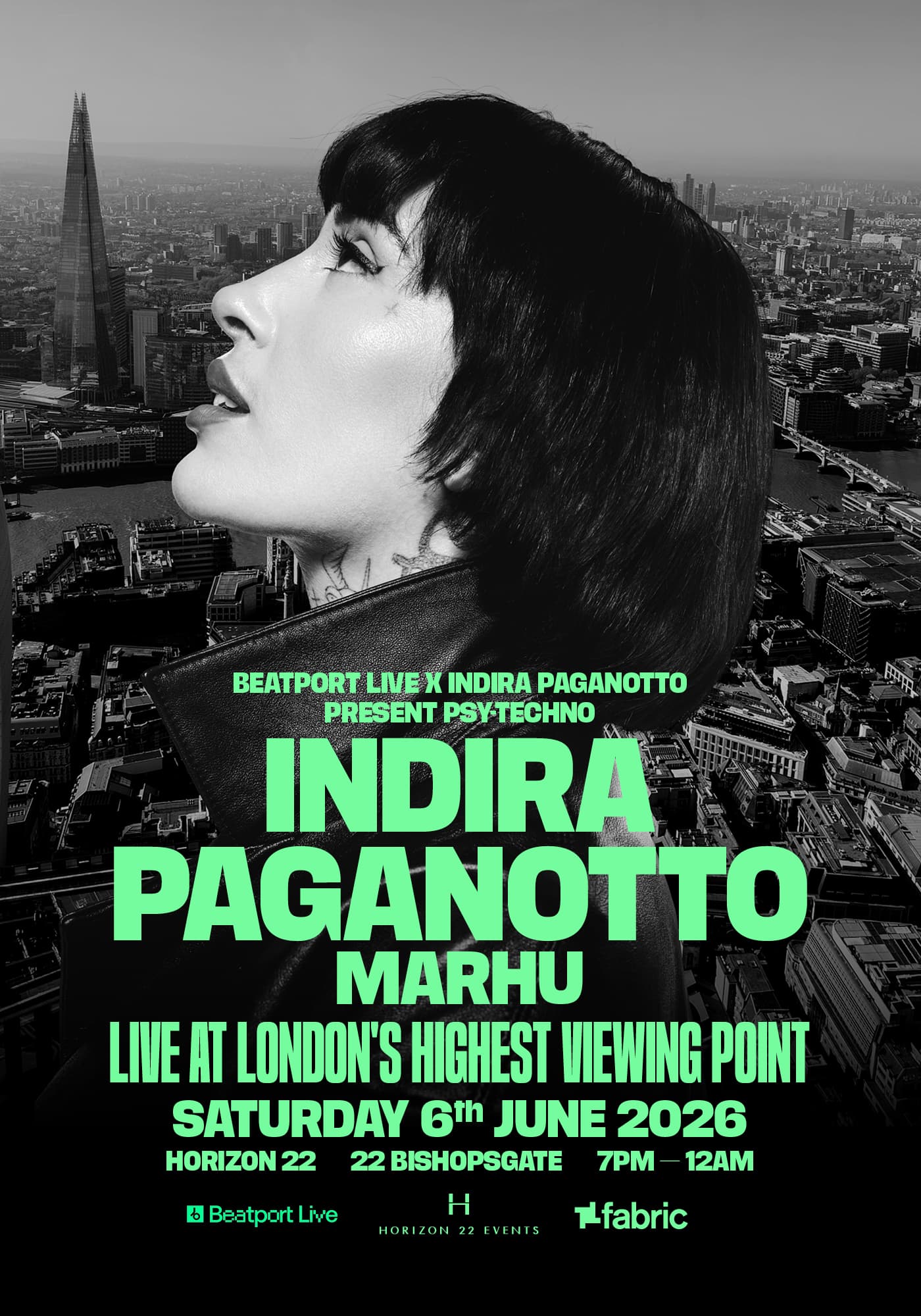 Indira Paganotto presents Psy-Techno at Horizon 22