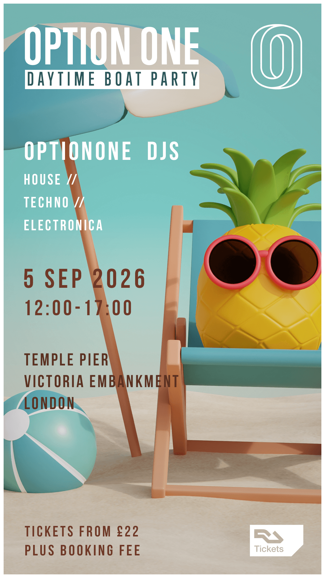 OptionOne On The Thames - Daytime Boat Party