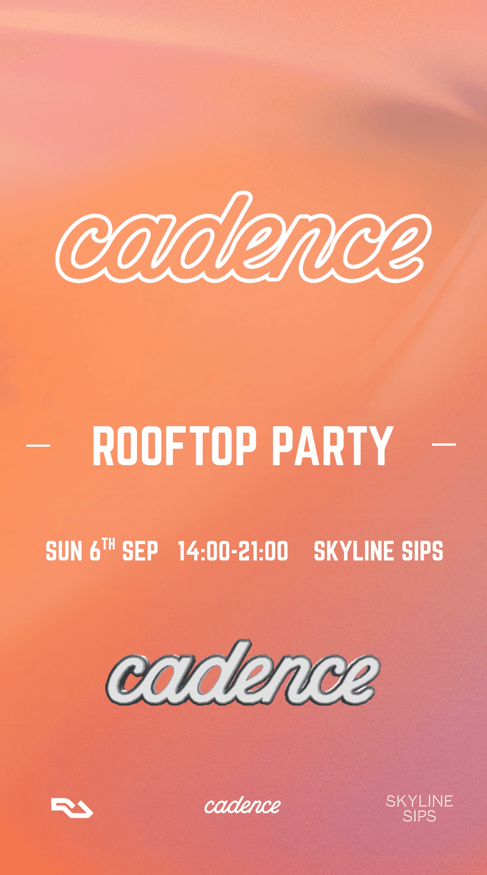 CADENCE: Rooftop Party at Skyline Sips, St James Quarter Rooftop
