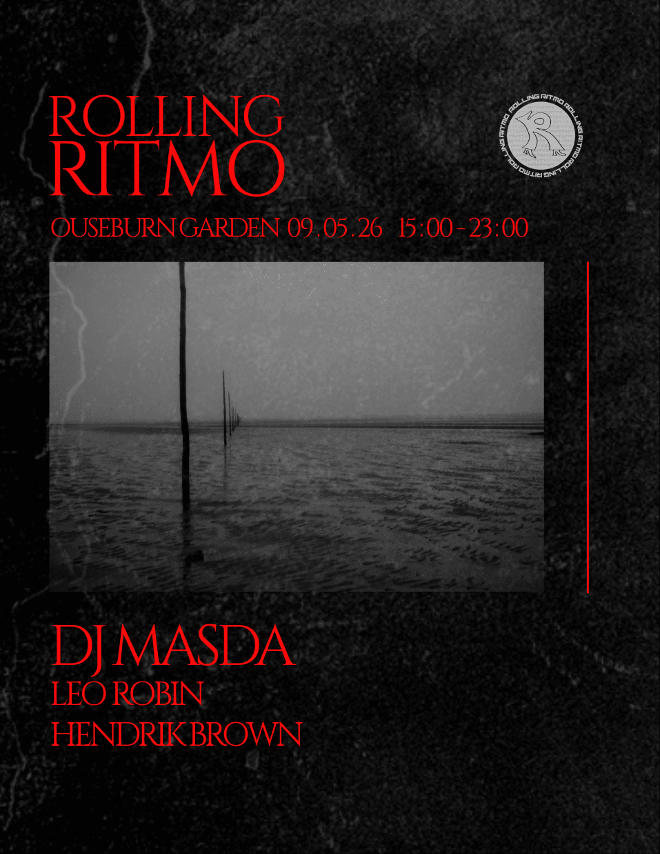 Rolling Ritmo Day Party wit DJ Masda, Leo Robin, Hendrik Brown