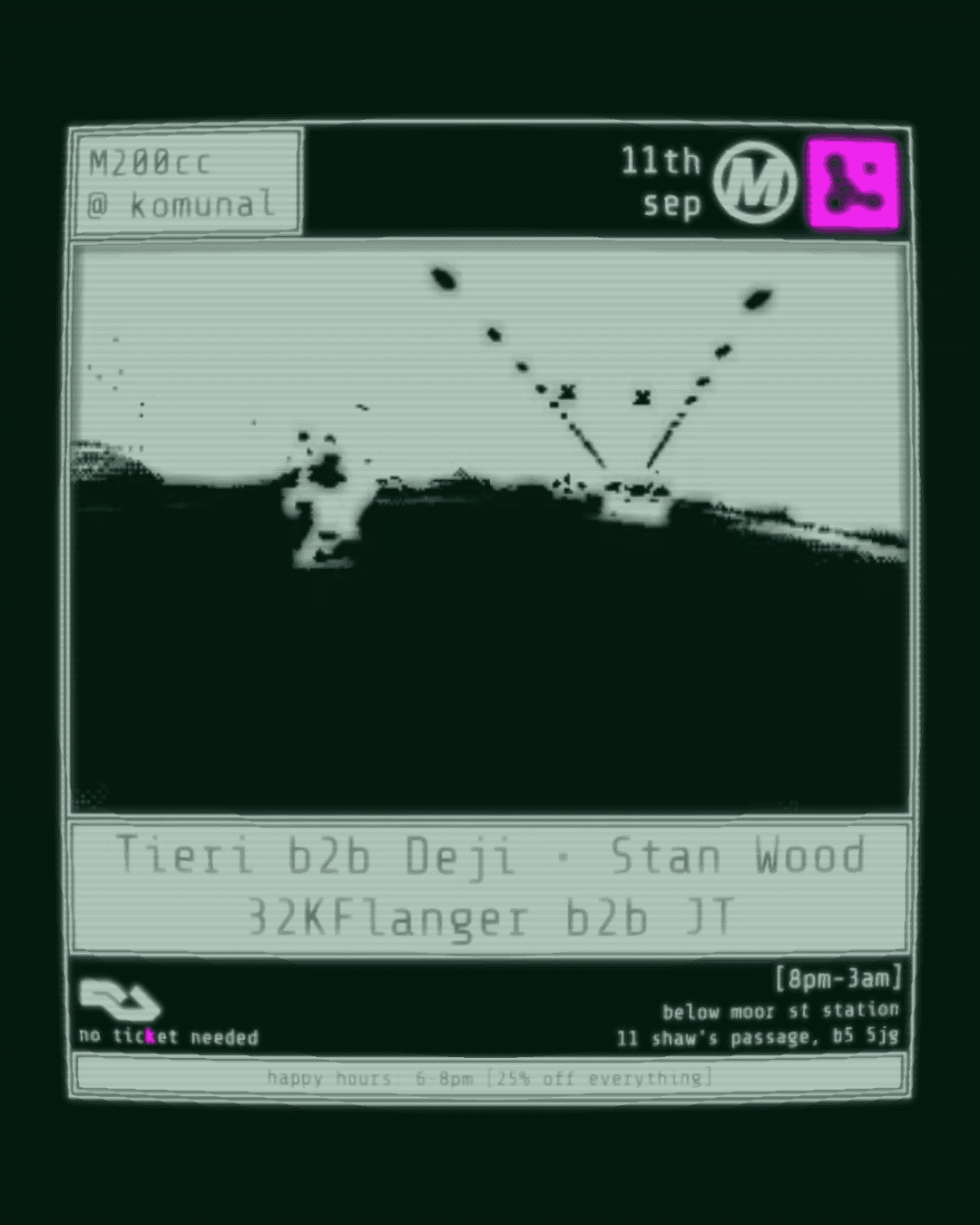 M200cc with Tieri b2b Deji Stan Wood + 32KFlanger b2b JT