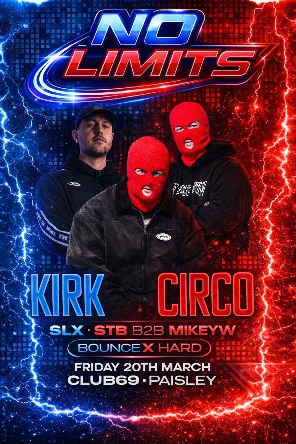 [Rescheduled] No Limits presents Hard X Bounce
