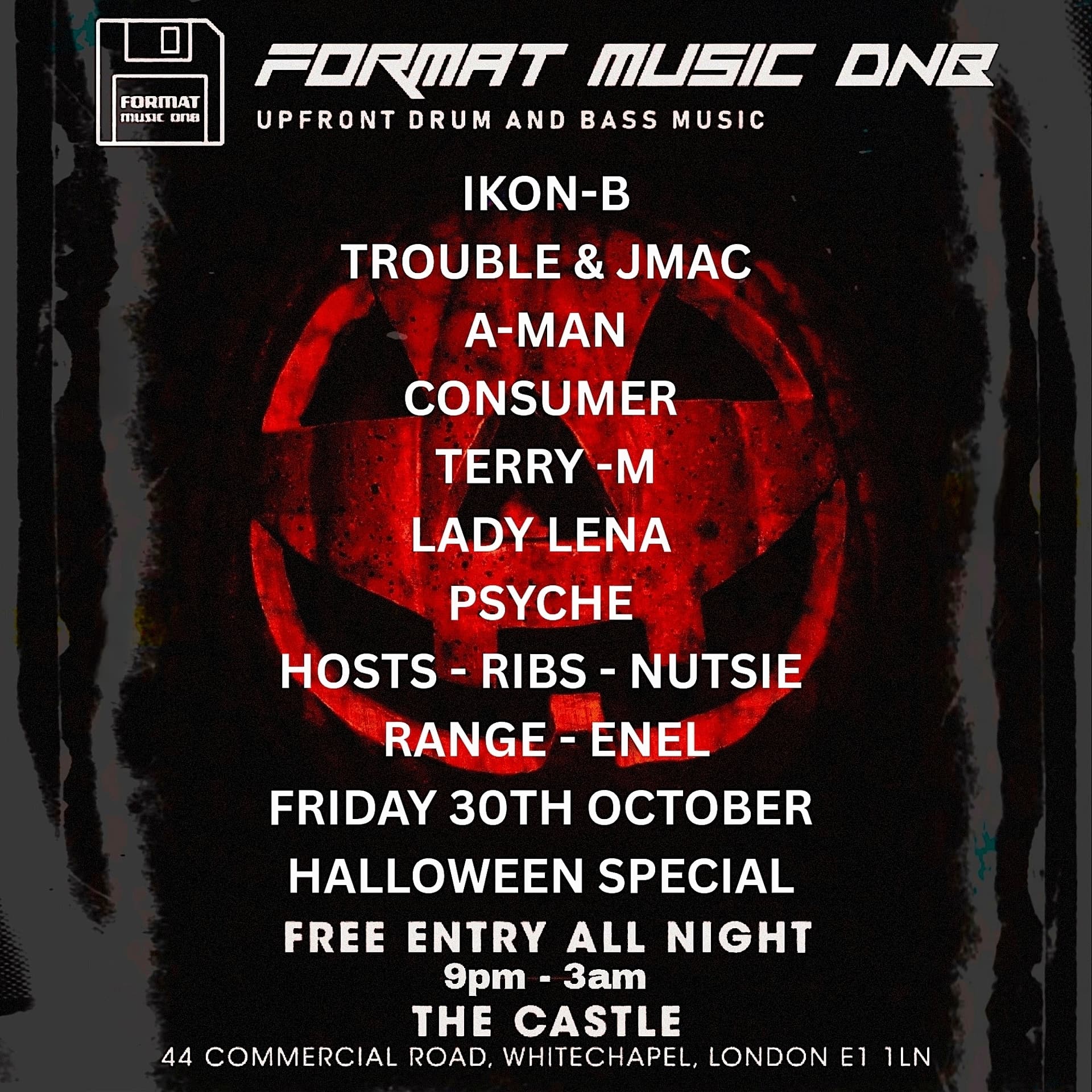 Format Music dnb London Halloween Special Free - Entry